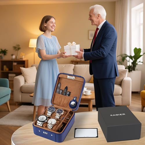 Watch Travel Case with Combination Lock