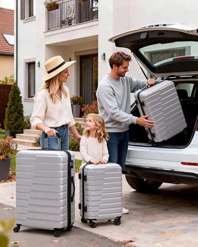 Lightweight Luggage with TSA Lock (3 Count)