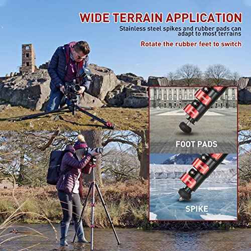 TC5S Carbon Camera Tripod