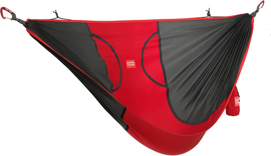 Grand Trunk ROVR Hanging Hammock Chair - Superlight & Portable Swing Chair for Camping, Travel & Backyard Lounging (Red/Crimson)