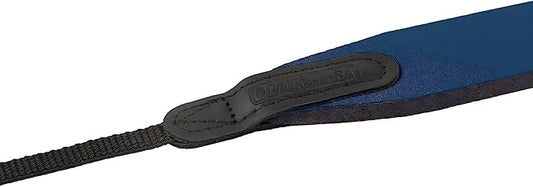 OP/TECH USA E-Z Comfort Neoprene Neck Strap - Lightweight, Padded, Adjustable Strap for DSLR, Mirrorless & Binoculars (Navy) - Made in USA