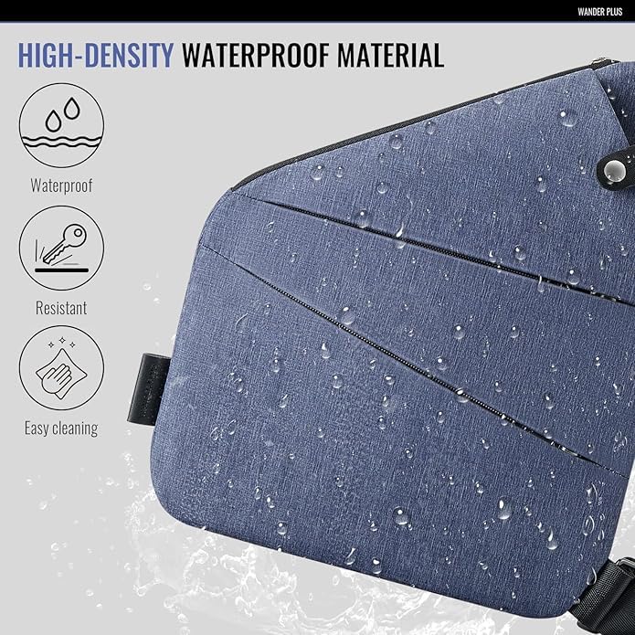 Anti Theft Crossbody Travel Bag for Women Men