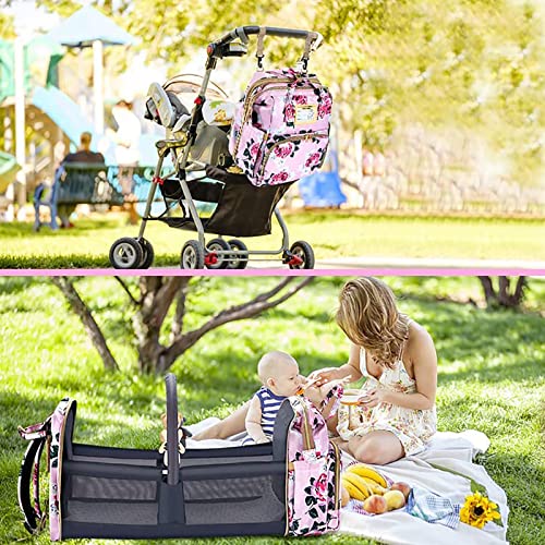 Diaper Bag Backpack with Changing Station
