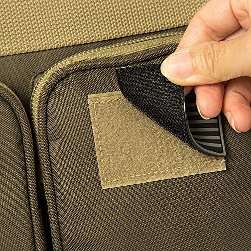 Tactical Range Duffel Heavy Duty Military Molle Gear Travel Sports Gym Bag Lockable Zippers with US Flag Patch