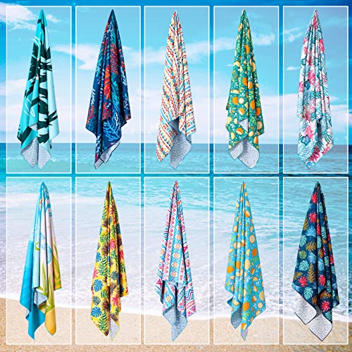 2 Pack Microfiber Beach Towel