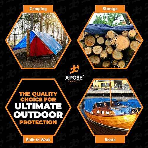 Better Blue Poly Tarp 50' x 50' (2500 Sq Ft)