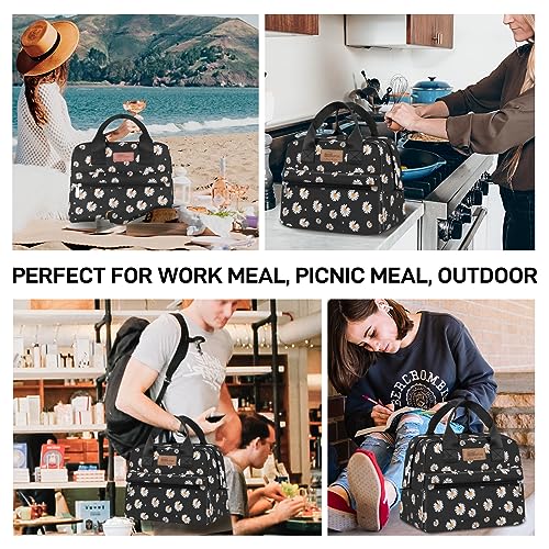 Insulated Lunch Bag for Women Men Lunch Box Cooler Lunch Tote for Work Picnic