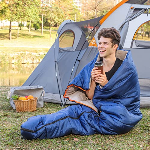 30°F Cool Weather Sleeping Bag for Adults