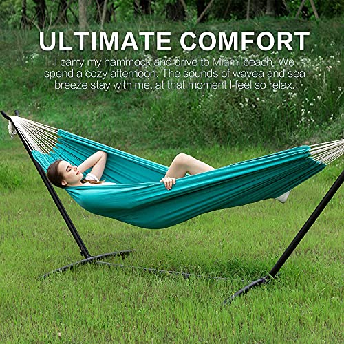 Double Hammock with Stand for Outside