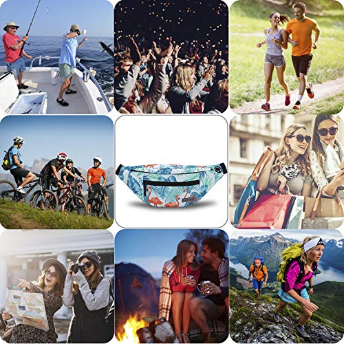 Large Fanny Pack Belt Bag with Adjustable Straps Waist Pack for Men Women