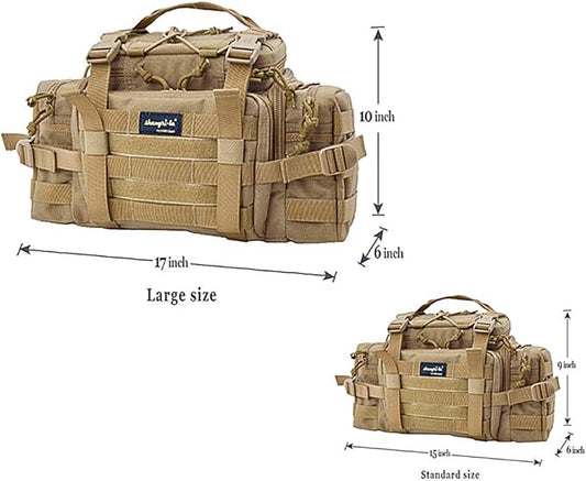 SHANGRI-LA Tactical Range Bag Outdoor Sling Backpack Hiking Fanny Waist Pack