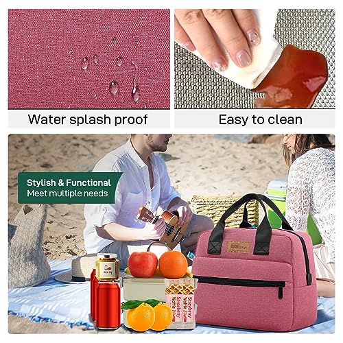 Insulated Lunch Bag for Women Men Lunch Box Cooler Lunch Tote for Work Picnic