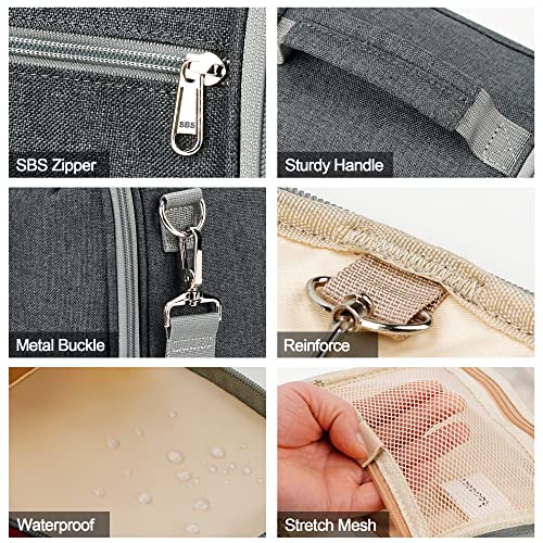 Hanging Travel Toiletry Bag for Women and Men