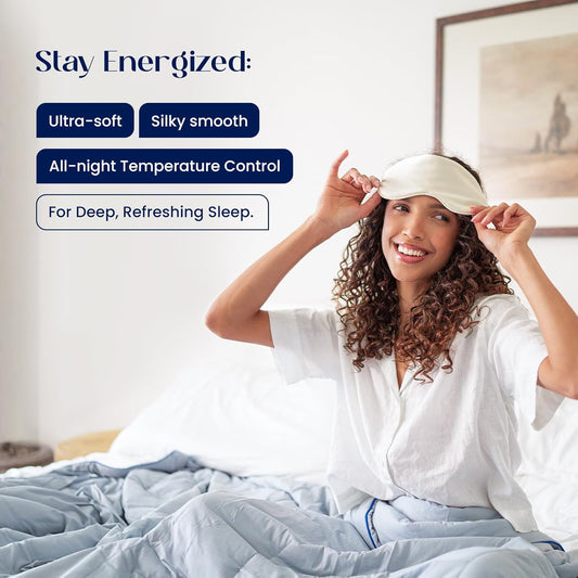 Dream Valley® Outlast® Deepsleep Cooling Comforter, Throw Size, NASA-Grade Space Technology Cooling Blanket for Hot Sleepers Night Sweats, Q-Max > 0.45 Aerocool™ Breathable, Mint Macaron, 60"x80"