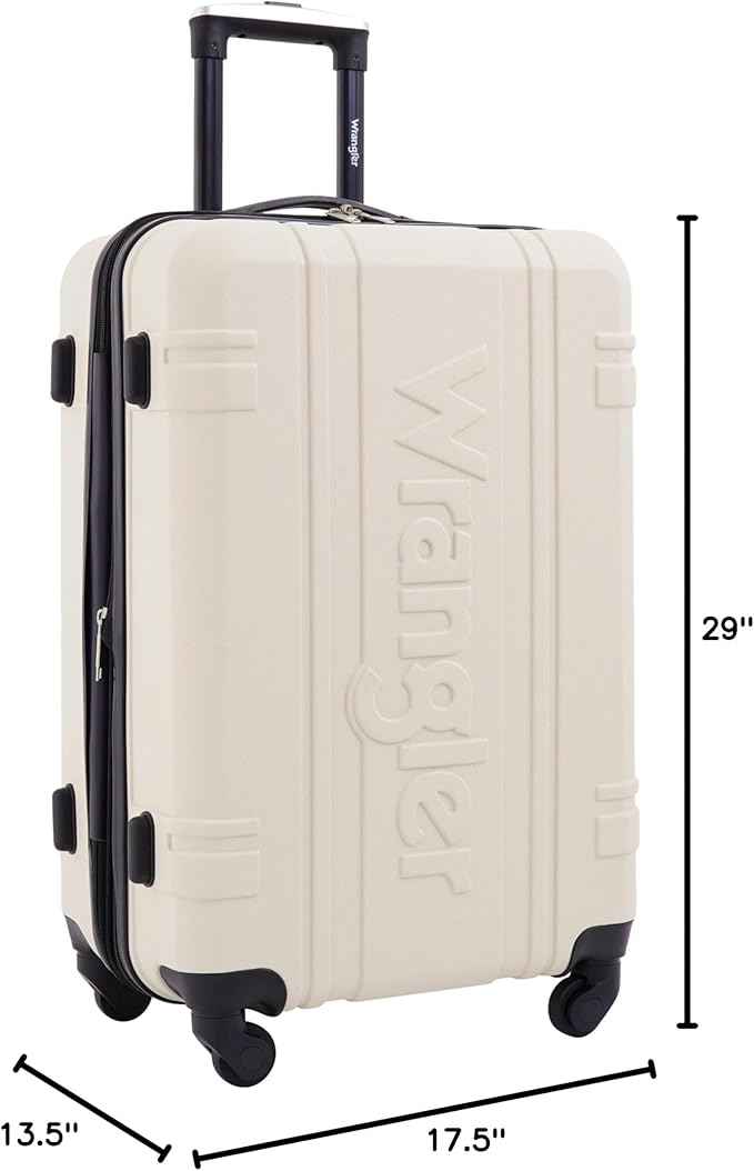 Wrangler 3 Piece Astral Travel Luggage Set, Fog