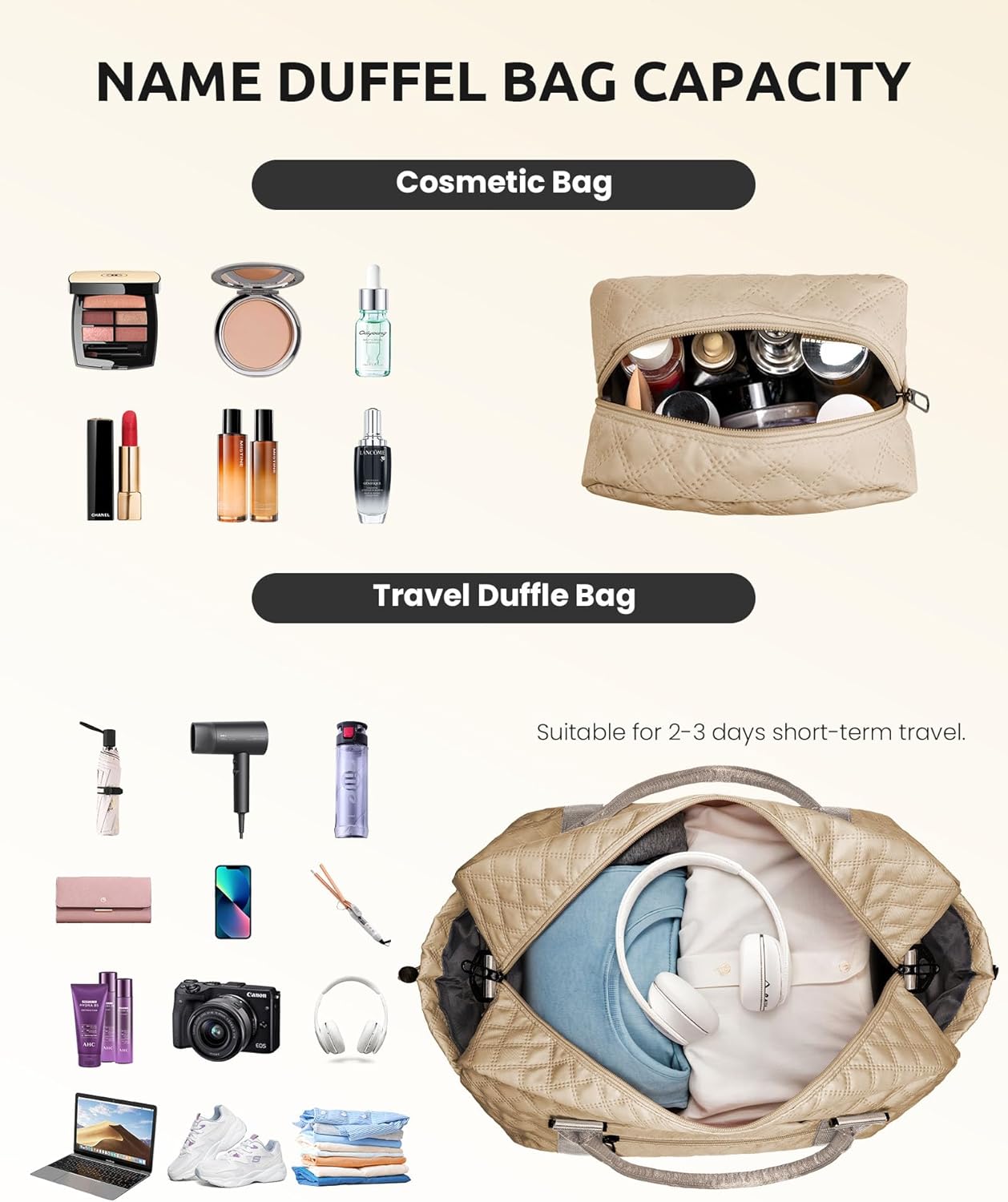 Women Group Gift Ideas, Gifts for Women-Kids Travel Bags with Shoe Compartment, Personalized Weekender Bag, Monogram Overnight Bag for Women, Letter Travel Bag with Makeup Bag (Letter Y) - Roamly
