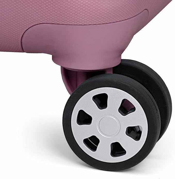 Traveler's Choice Pagosa Hardshell Expandable Luggage with Spinner Wheels, Mauve, 30-Inch Large