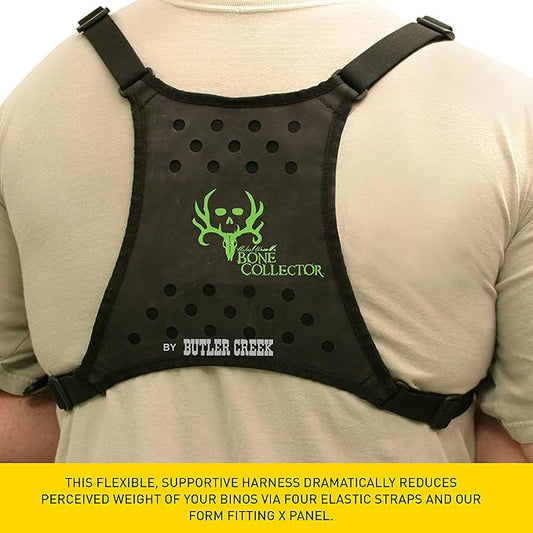 Butler Creek Bone Collector Edition Deluxe Bino Caddy Binocular Harness, Black