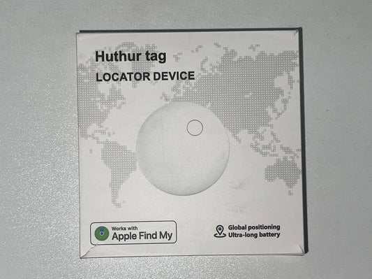 2024 Air Tracker Tags 1-Pack, Smart Tag Works with Find My App (iOS Only), Key Finder, Luggage Tracker, Bluetooth Tracker Tag for Backpacks, Wallet, Worldwide Tracking, Replaceable Battery(Ink Black)