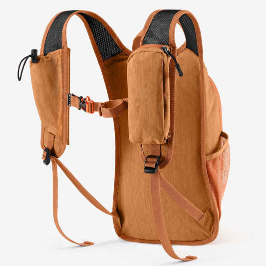 10L Small Hiking Backpack Travel Daypack Lightweight Packable Back Pack for Women Men(Orange) - Roamly