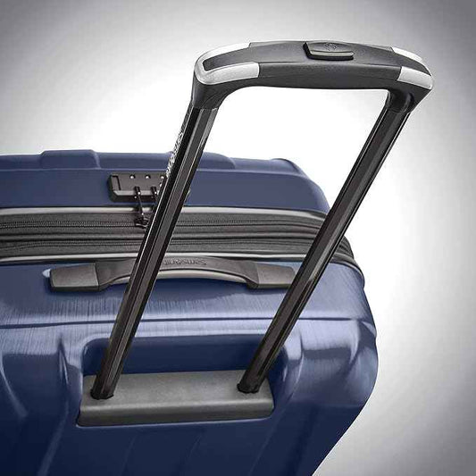 Samsonite Centric 2 Hardside Expandable Luggage with Spinner Wheels, True Navy, Checked-Large 28-Inch