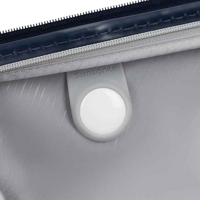 Samsonite Elevation Plus - Carry-On Hardside Luggage - Scratch Resistant Polypropylene Shell, RightHeight™ Adjustable Handle, Integrated AirTag Holder, TSA Lock, WetPak™ Compartment - Midnight Blue