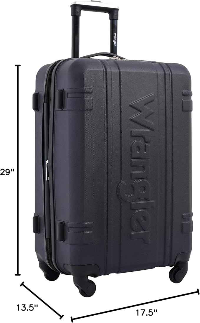Wrangler 3 Piece Astral Travel Luggage Set, Dark Sapphire