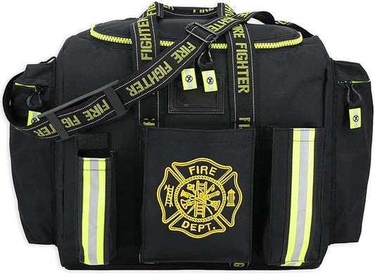 Lightning X Products Premium Step-In Turnout Gear Bag Front Operations Pocket - Black