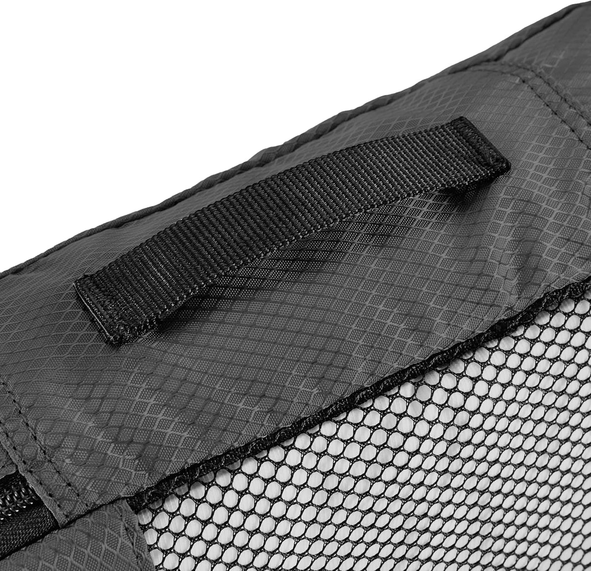 Amazon Basics Small Packing Cubes for Travel, Packing Organizers, 4-Piece-Set With Double Zipper Pulls and Mesh Top Panel, 100% Durable Polyester, Black, 11"L x 6.8"W x 3"H - Roamly