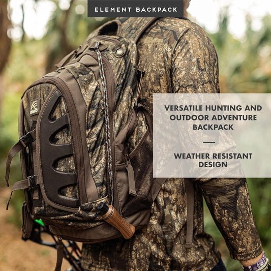 Insights Hunting by frogg toggs - The Element, Heavy Duty 1,831 Cubic Inch Hiking Fishing Camping Hunting Backpack, Realtree Timber - Roamly