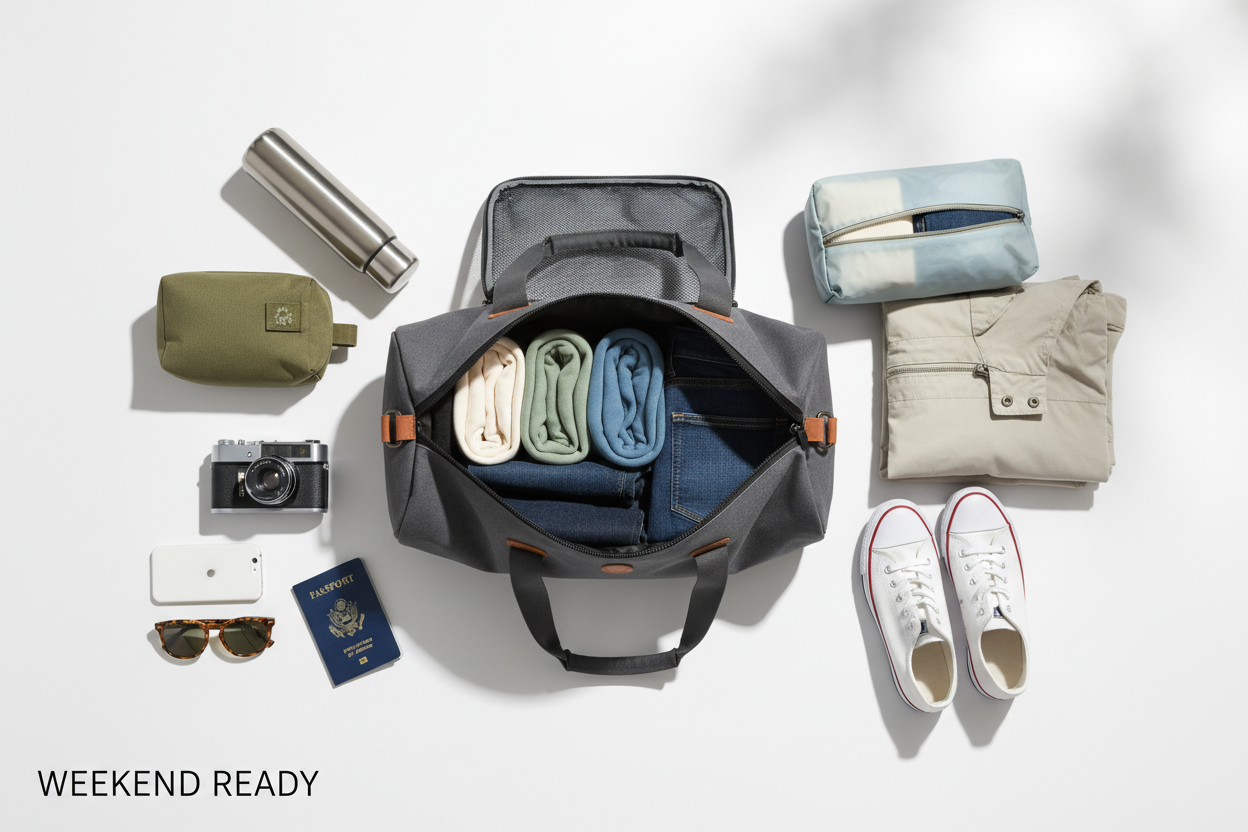 The Ultimate Weekend Trip Packing List – Everything Fits in One Bag (2026)
