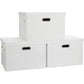 Storage Bins with Lids Fabric Closet Organizers Cubes Office Organization (3 Count)