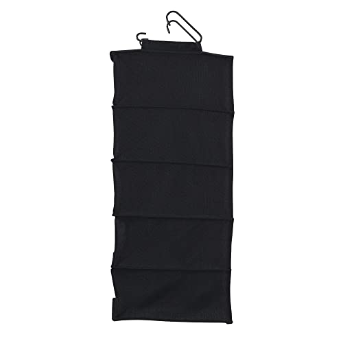 10 Pocket Hanging Shoe Closet Organizer with Hooks