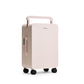 Balance 20" Wide Handle Suitcase Hardside Zipperless Luggage Pink