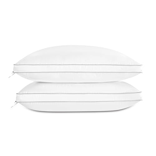Luxury Feather Down Pillow King Size Set of 2 (2 Count)