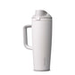 FreeSip Tumbler Stainless Steel Water Bottle 30 oz Shy Marshmallow