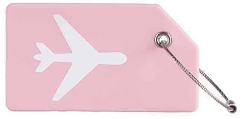 8 Pack Initial Luggage Tags for Suitcases Airplane Travel Essentials (8 Count)
