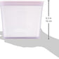 Zip Top Reusable Food Storage Bags | 3 Bag Set [Lavender] - 2 Sandwich, 1 Snack | Silicone Meal Prep Container | Microwave, Dishwasher and Freezer Safe | Made in the USA