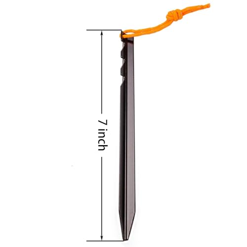 Aluminum Alloy Tent Stakes Pegs (12 Count)