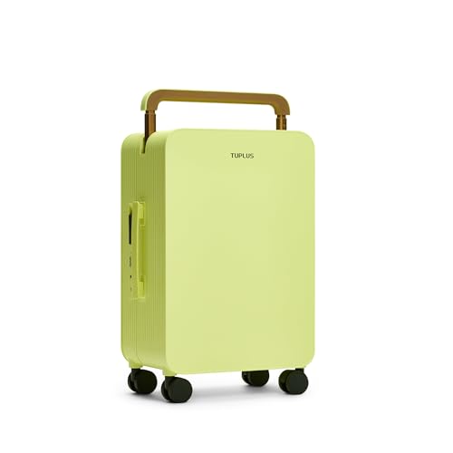Balance 20" Wide Handle Suitcase Hardside Zipperless Luggage Green