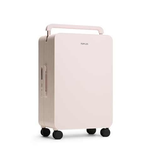 Balance 24" Wide Handle Suitcase Hardside Zipperless Luggage Pink