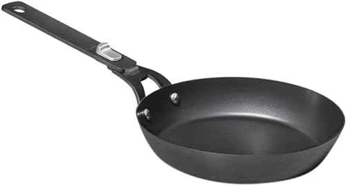 Outdoor Pre Seasoned Carbon Steel 8" Frying Pan Skillet