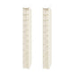 2 Pack 10 Tier Slim Hanging Shoe Organizer Beige