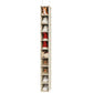 10 Shelf Hanging Shoe Shelf Organizer for Closet Beige