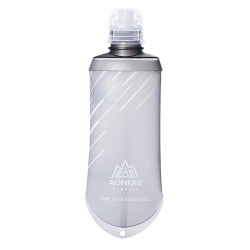 Water Bottles TPU Soft Flasks Collapsible Running Flasks for Hydration Pack Backpack Hiking Cycling