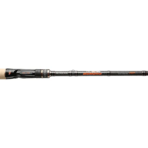 Champion Extreme HP Series 7’4” Casting Bass Fishing Rod DX743CFH Med