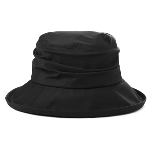 Women's Waterproof UPF 50+ Wide Brim Packable Rain Hat