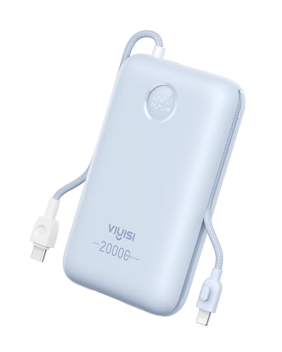 Portable Charger 20000mAh 30W Fast Charging with 2 Cables