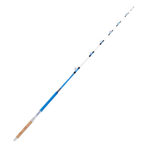 Saltwater Fishing Rod Heavy Duty Trolling Rod Conventional Boat Standup Big Game Deep Sea Rod with Roller Guides 7'6"