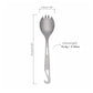 2 Piece Titanium Camping Sporks with Travel Bag and Carabiner (2 Count)